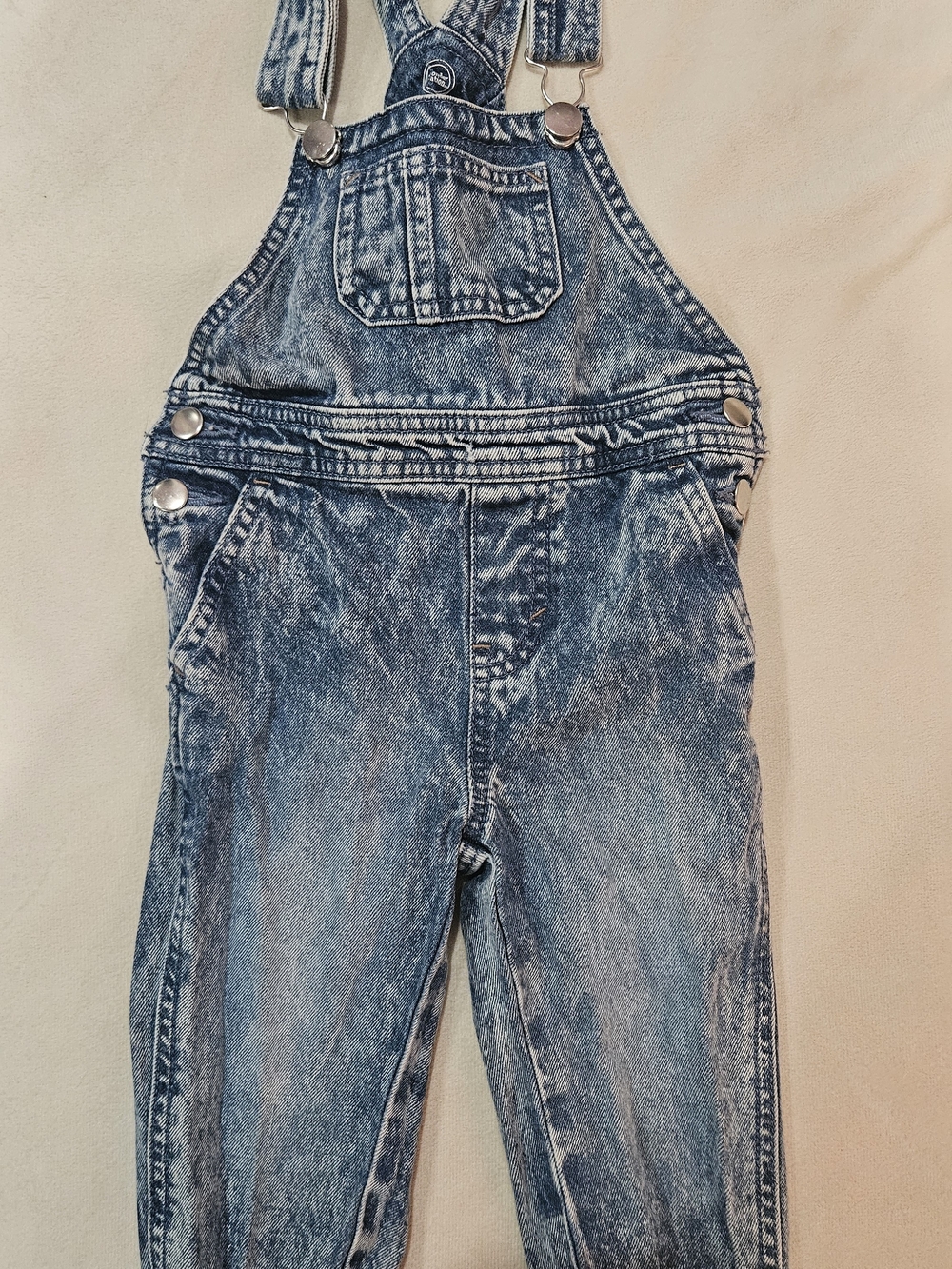 Wonder Nation Toddlers Denim Overalls - 18 Months